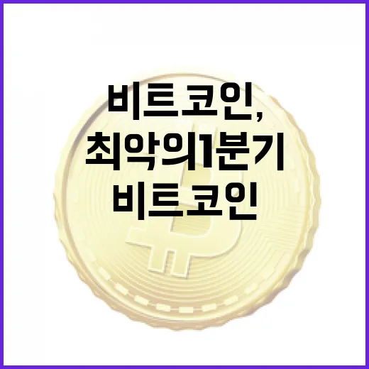비트코인, 최악의 1분기 뒤에 오는 기회!