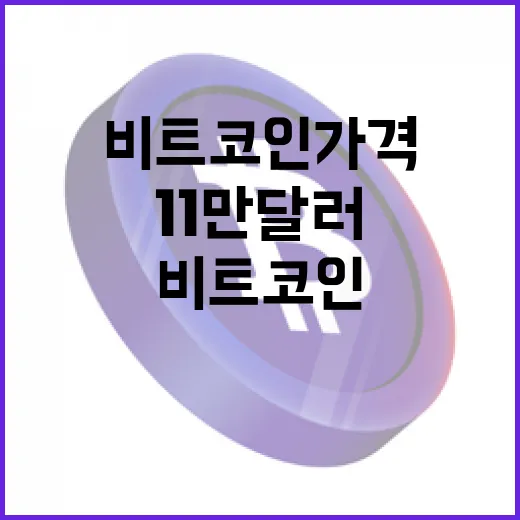 비트코인 가격, 과연 11만 달러에 도달할까?