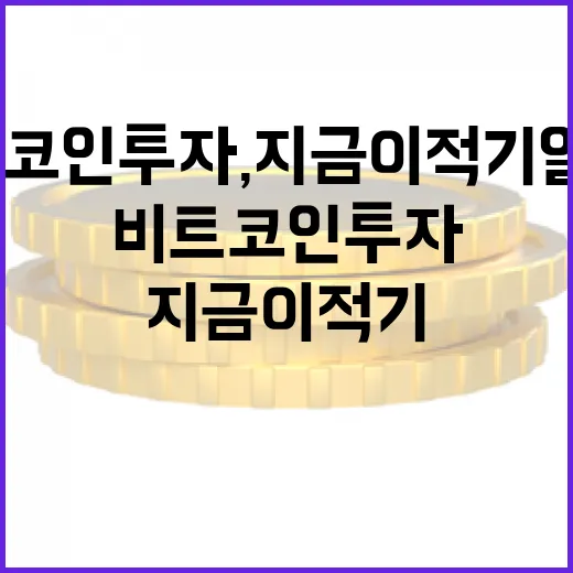비트코인 투자, 지금이 적기일까?