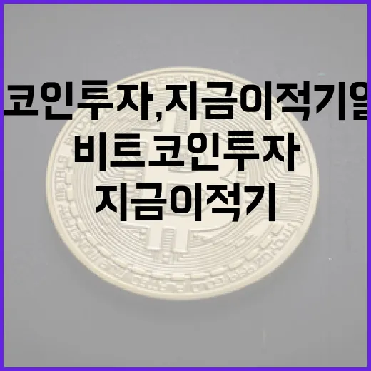 비트코인 투자, 지금이 적기일까?