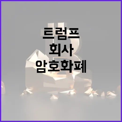 트럼프 암호화폐, 가족회사의 비밀을 파헤치다