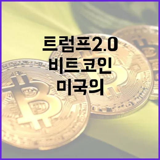 트럼프 2.0… 비트코인으로 다시 뜨는 미국의 전략