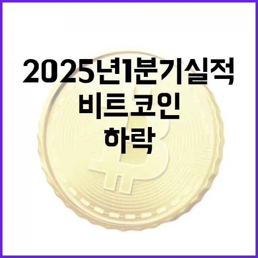 비트코인, 이더리움… 2025년 1분기 실적 하락의 원인은?
