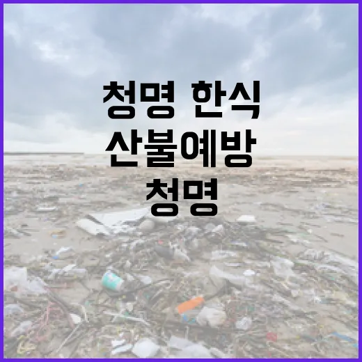청명·한식 산불 예…