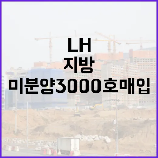 LH, 지방 미분양…