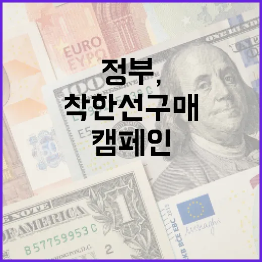정부, 착한 선구매…