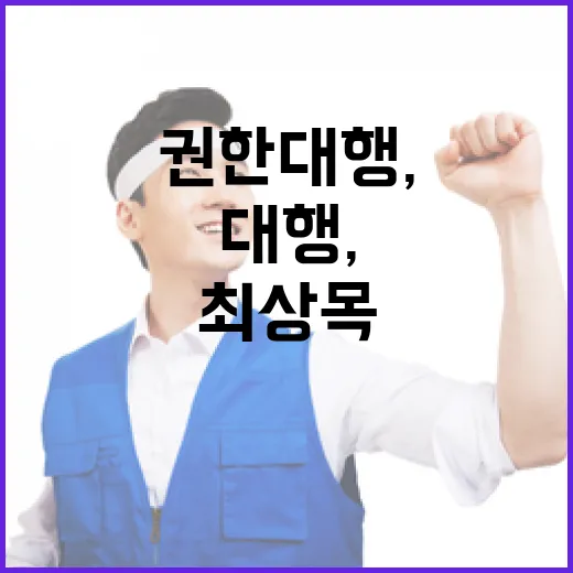 최상목 권한대행, …