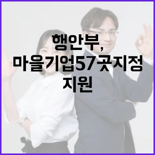 행안부, 마을기업 …