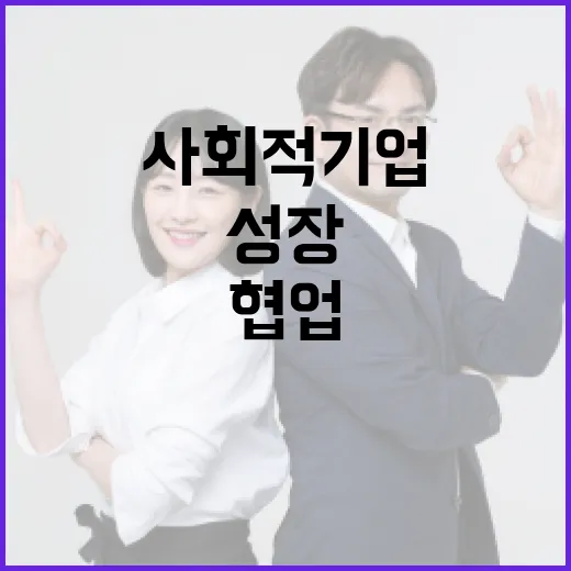 사회적기업 협업 성…