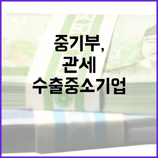 중기부, 미 관세부담 수출 중소기업 전방위 지원