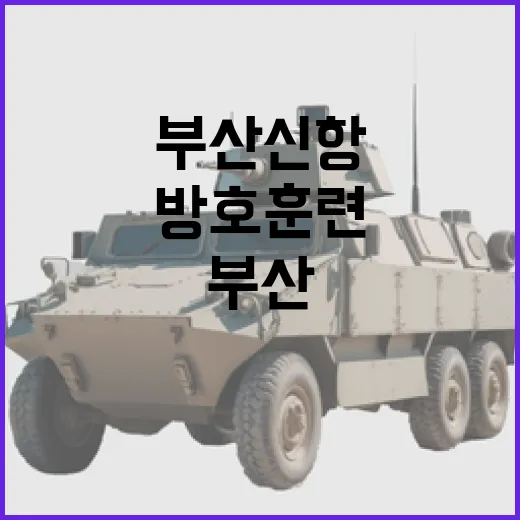 부산신항 방호훈련,…