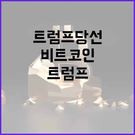 비트코인 관심도, 트럼프 당선 전으로 회귀