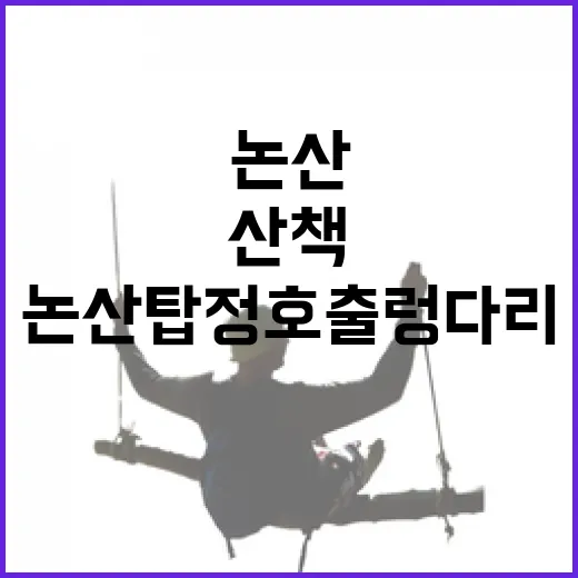 논산 탑정호 출렁다…