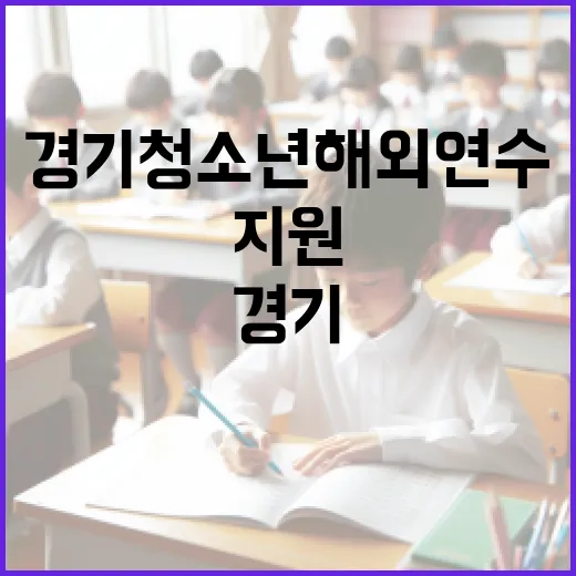 경기 청소년 해외연…