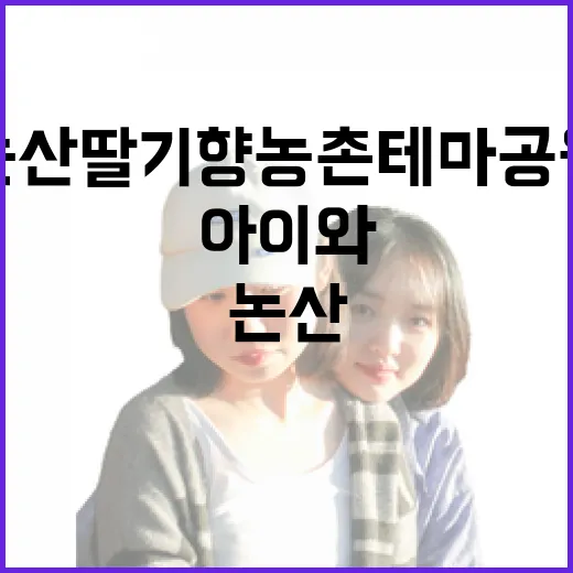 논산 딸기향농촌테마…