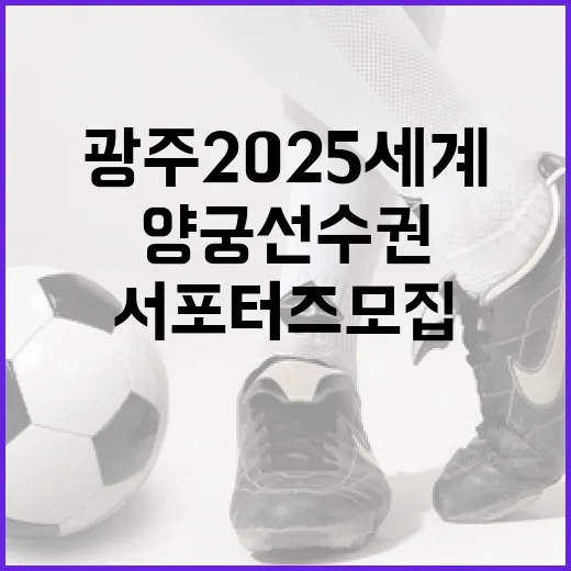 광주 2025 세계…