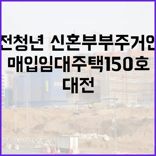 대전 청년·신혼부부…