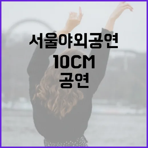 서울 야외 공연 대축제, 10CM부터 오페라까지