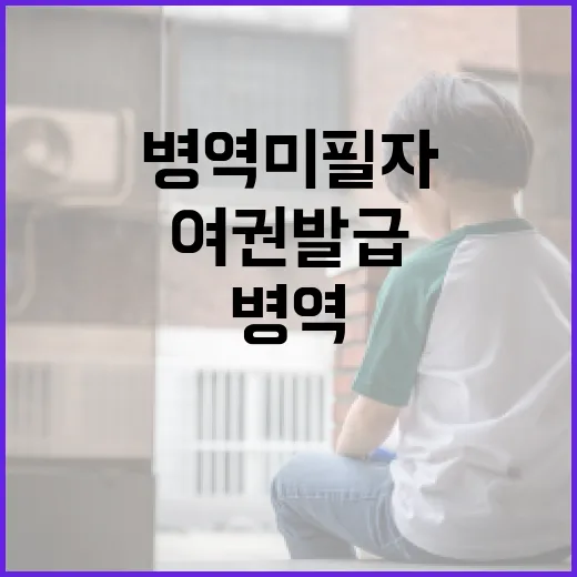 재건축 규제 완화와 병역미필자 여권 발급 확대