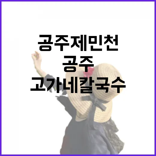 공주 제민천과 고가…