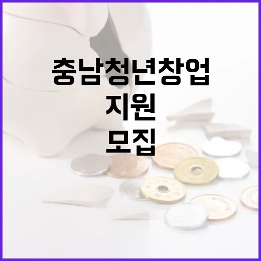 충남 청년 창업 지…