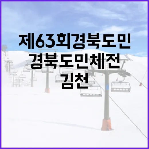 김천서 펼쳐지는 제63회 경북도민체전