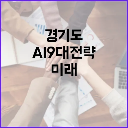 경기도 AI 9대 전략으로 미래산업 선도