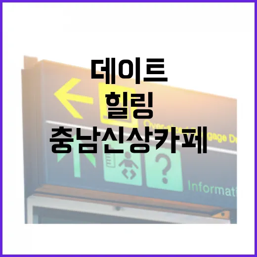 충남 신상 카페 7곳 힐링 데이트 명소