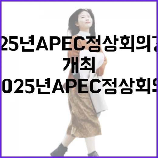 2025년 APEC 정상회의 경주 개최 확정