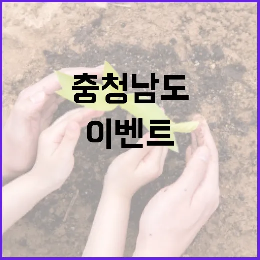 충청남도 공식 X 계정 팔로우 이벤트 안내