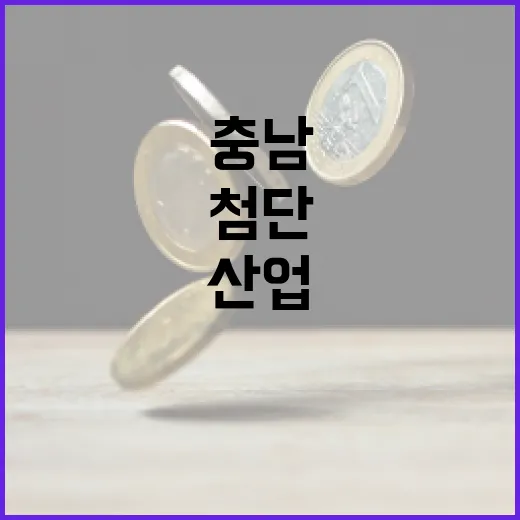 충남 첨단산업 혁신 거점으로 도약