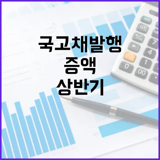 국고채 발행 9조 증액, 상반기 집중 집행