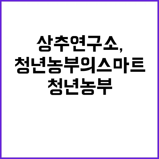 공주 상추연구소, 청년농부의 스마트 농업 혁신
