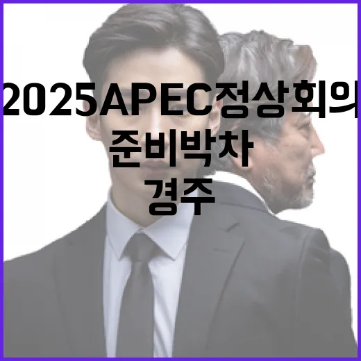 2025 APEC 정상회의, 경주 완벽 준비 박차
