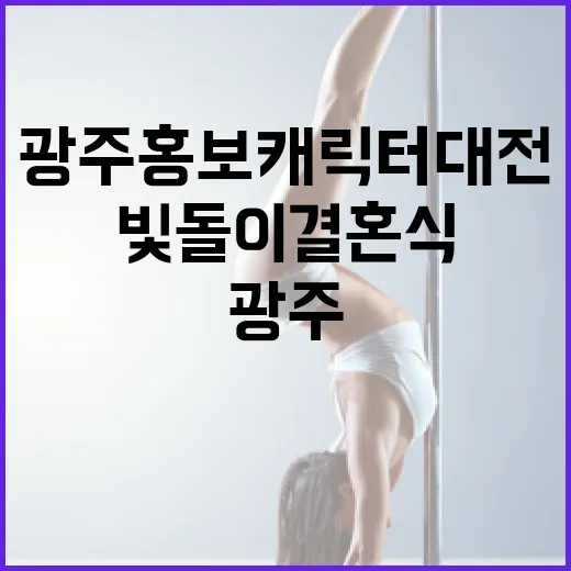 광주 홍보 캐릭터 대전, 빛돌이 결혼식 개최
