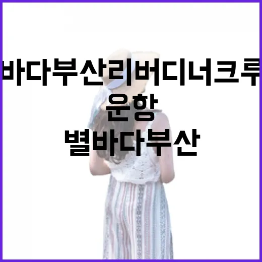 부산 별바다부산 리버 디너크루즈 확대 운항