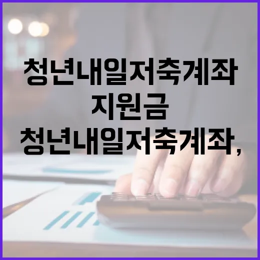청년내일저축계좌, 매달 지원금 쌓인다