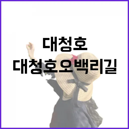 대청호 오백리길 명상정원 산책기