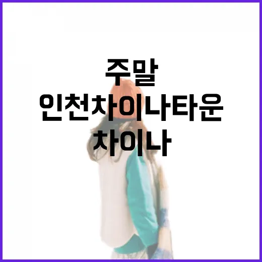 인천 차이나타운 주말 문화공연 현장