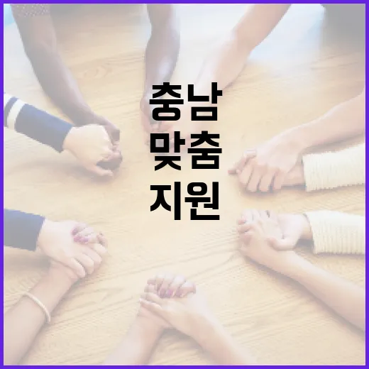 충남 어르신 맞춤 복지 현황과 지원