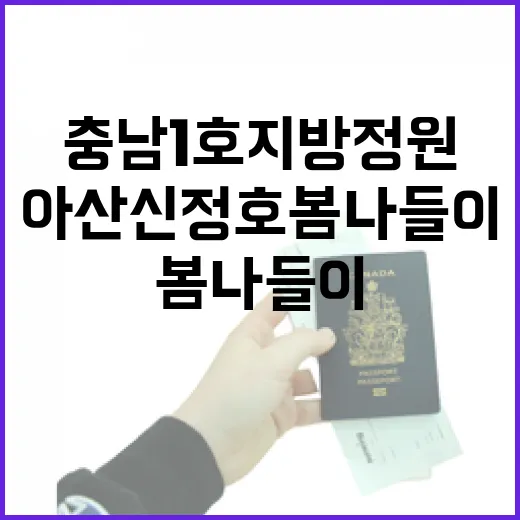 충남 1호 지방정원 아산 신정호 봄나들이