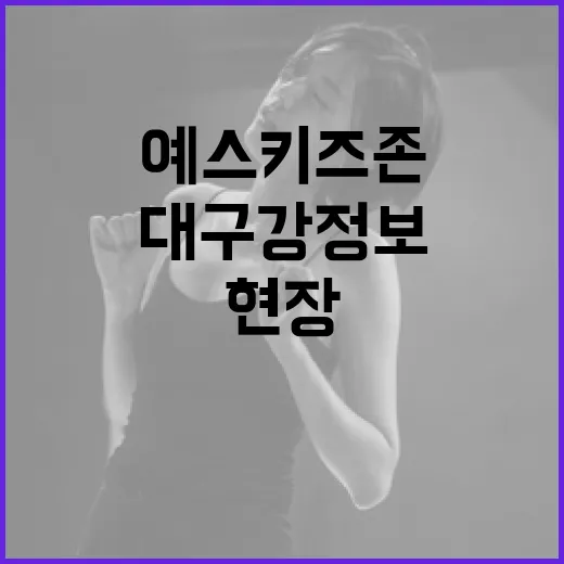 대구 강정보 예스키즈존 봄 축제 현장