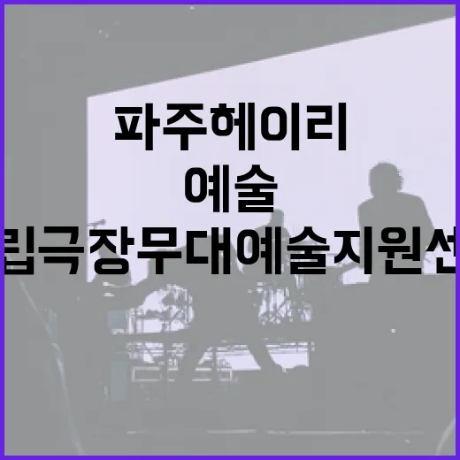 파주 헤이리 국립극장 무대예술지원센터 탐방