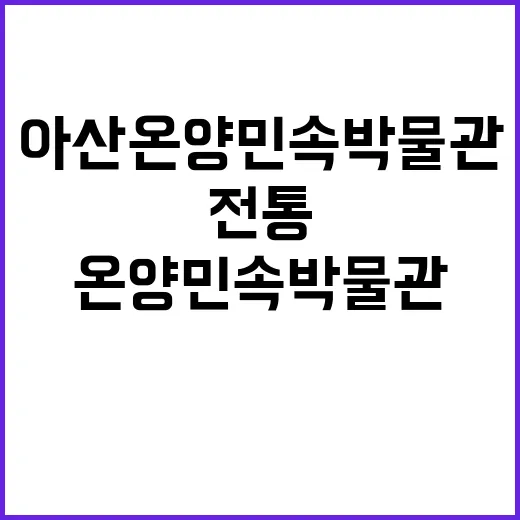 아산 온양민속박물관, 전통문화 체험의 장