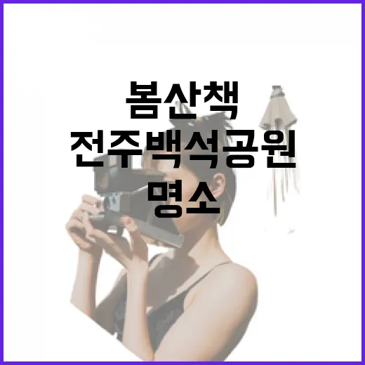 전주 백석공원 봄 산책 명소