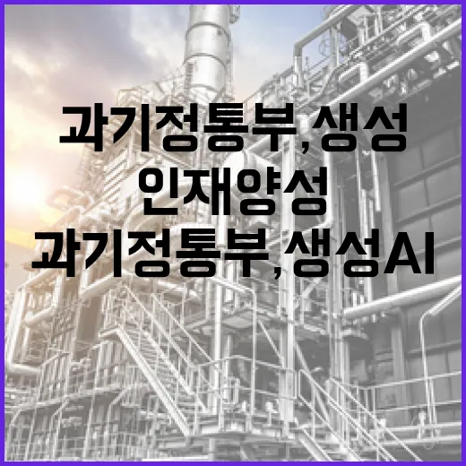 과기정통부, 생성AI 인재양성에 35억 투입
