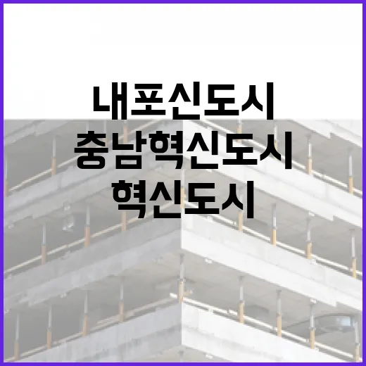 내포신도시, 충남혁신도시로 지정되다