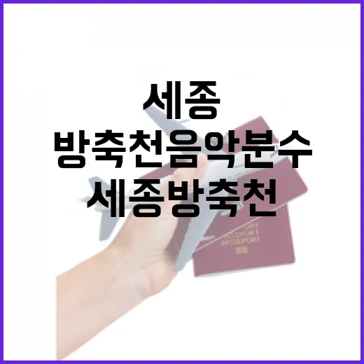 세종 방축천 음악분수, 밤하늘 수놓다