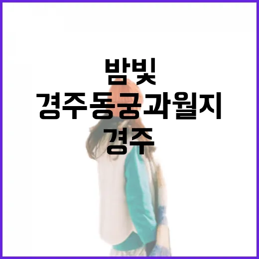 경주 동궁과 월지, 밤빛에 물든 역사