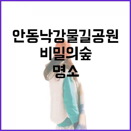 안동 낙강물길공원 비밀의 숲 힐링 명소